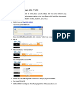 Ganti IP Address Di Modem ADSL TP-LINK