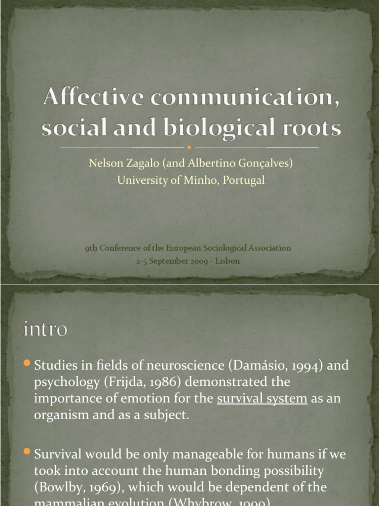 Emotions and Human Communication Dynamics | PDF | Emotions | Positive ...