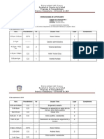 Cronograma El 24 Al 27 e Septiembre