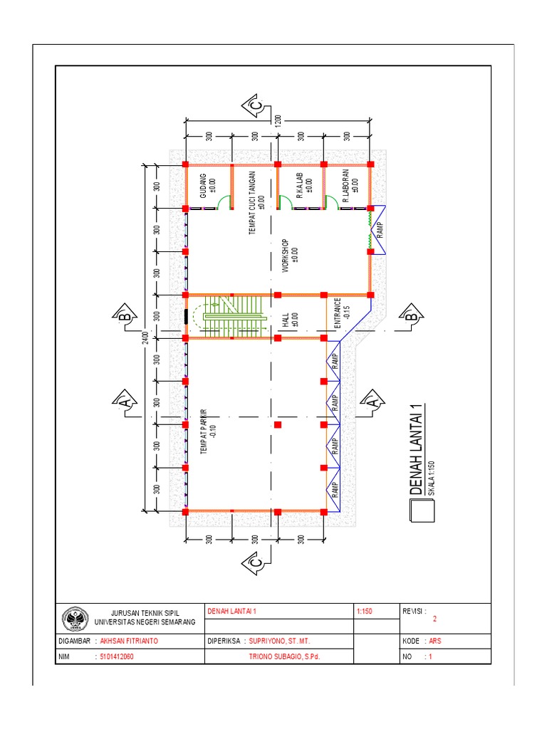 Civil Engineering Floor Plan | PDF