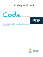 Code Using Java Fun Coding Activities For Absolute Beginners