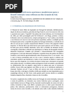 A Diáspora Dos Anussim Açorianos Para o Brasil Colonial