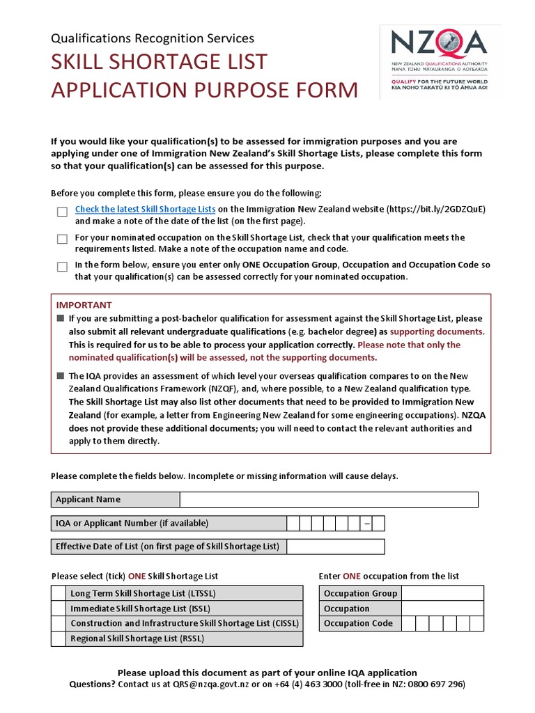 Assessing Qualifications for Immigration Purposes Under New Zealand's