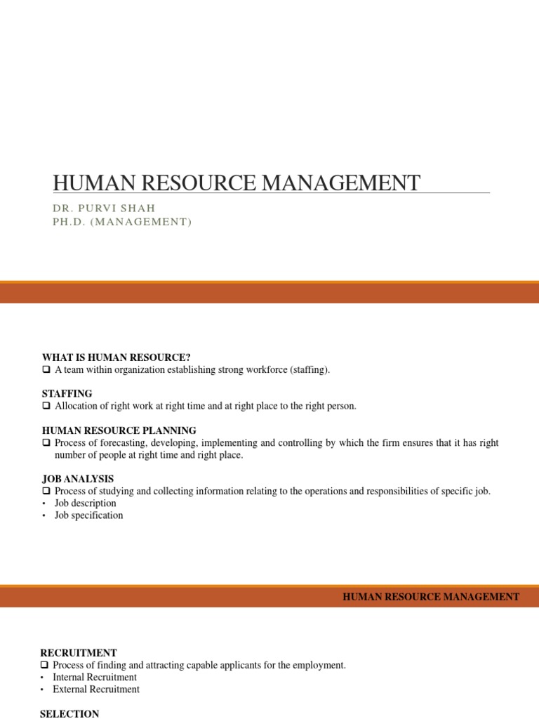 Human Resource Management PDF