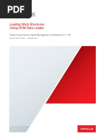 Loading Work Structures Using HCM Data Loader: Oracle Fusion Human Capital Management 11g Release 9 (11.1.9)