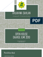 Presentasi Open House TK Islam Daarul Ilmi Depok 2019