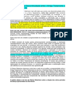 A Continuidade e Descontinuidade Entre o Antigo Testamento e o Novo Testamento