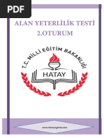 Ayt Deneme Sinavi 18 Hatay PDF