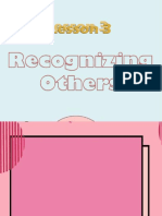 Recognizing Others