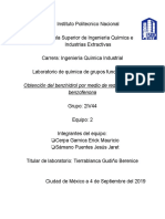 Obtención de benzhidrol a partir de benzofenona mediante reducción catalítica