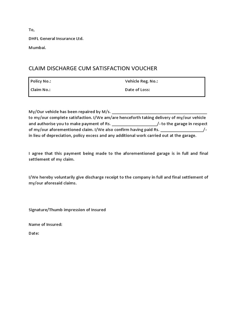 Final Satisfaction Letter PDF
