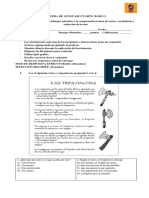 Prueba 4 Lenguaje Comprension