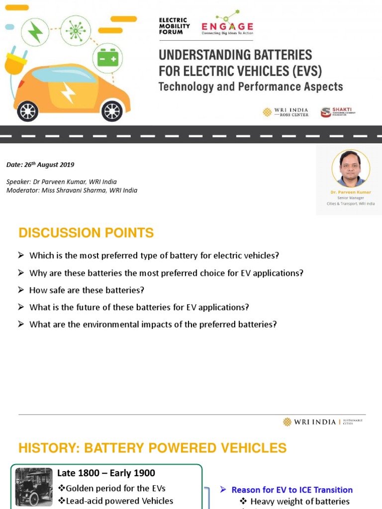 EV Battery Types and Future Innovations | PDF | Electric Vehicle ...