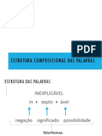 Estrutura Composicional Das Palavras