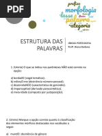 Estrutura Das Palavras_questões