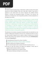 Food Process Intro Mass Transfer