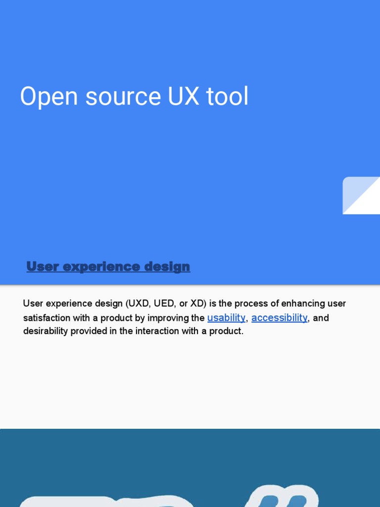 Open Source UX Tool | PDF
