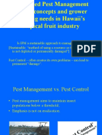 IPM Training Needs in Hawaii's Tropical Fruit Industry