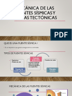 Mecánica de las fuentes sísmicas y placas tectonicas  