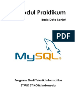 Modul Praktikum Basis Data Lanjut