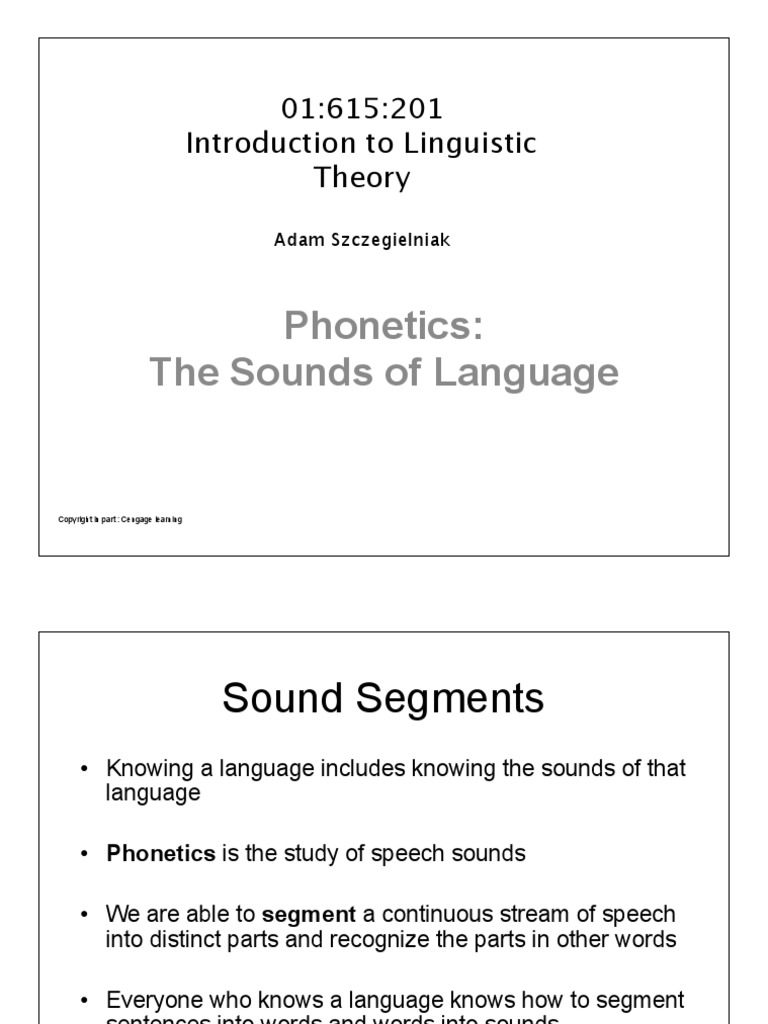 Phonetics PDF | PDF | Stress (Linguistics) | Phonetics