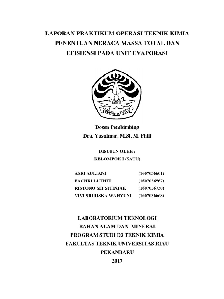 Laporan Lengkap Evaporasi | PDF