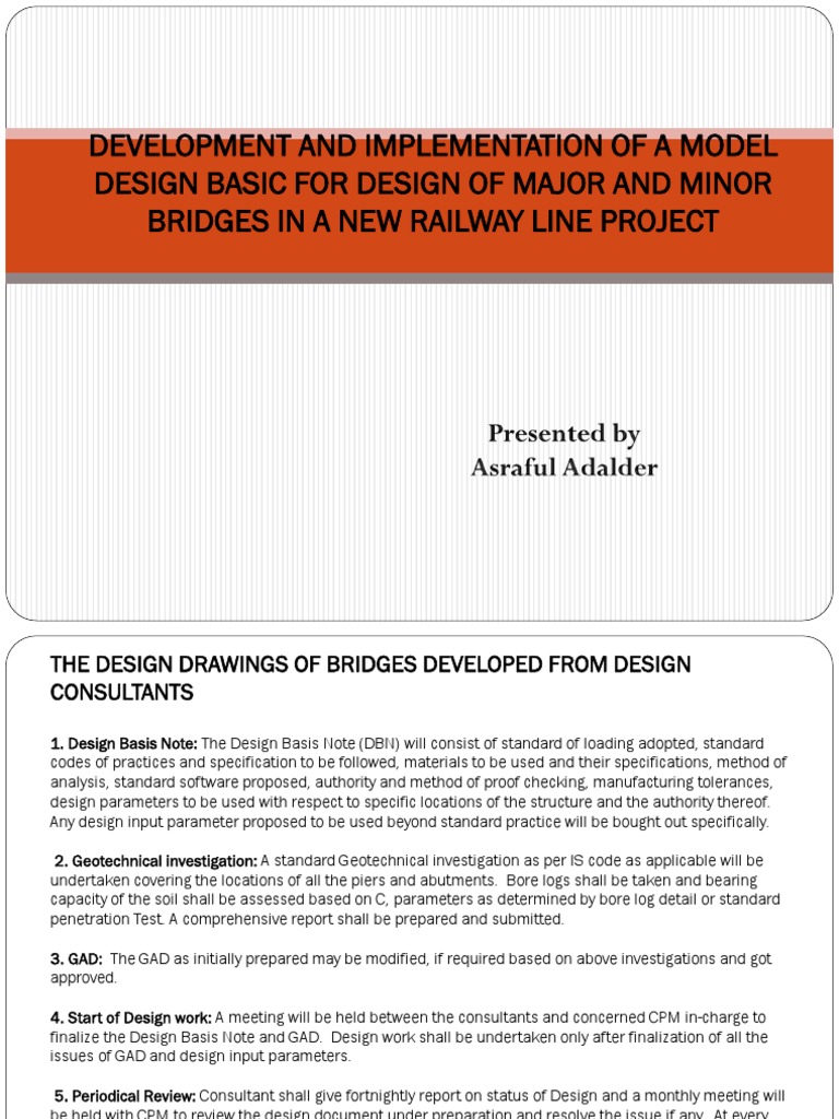 Bridge Design Guidelines for Railways | PDF | Deep Foundation ...