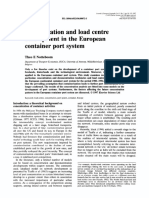 Concentration and Load Centre Development in the European Container Port System - Theo E Notteboom (1997)