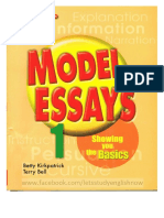 Model Essays 1 Showing You The Basics