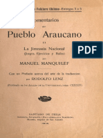 Manquilef - Comentarios Del Pueblo Araucano