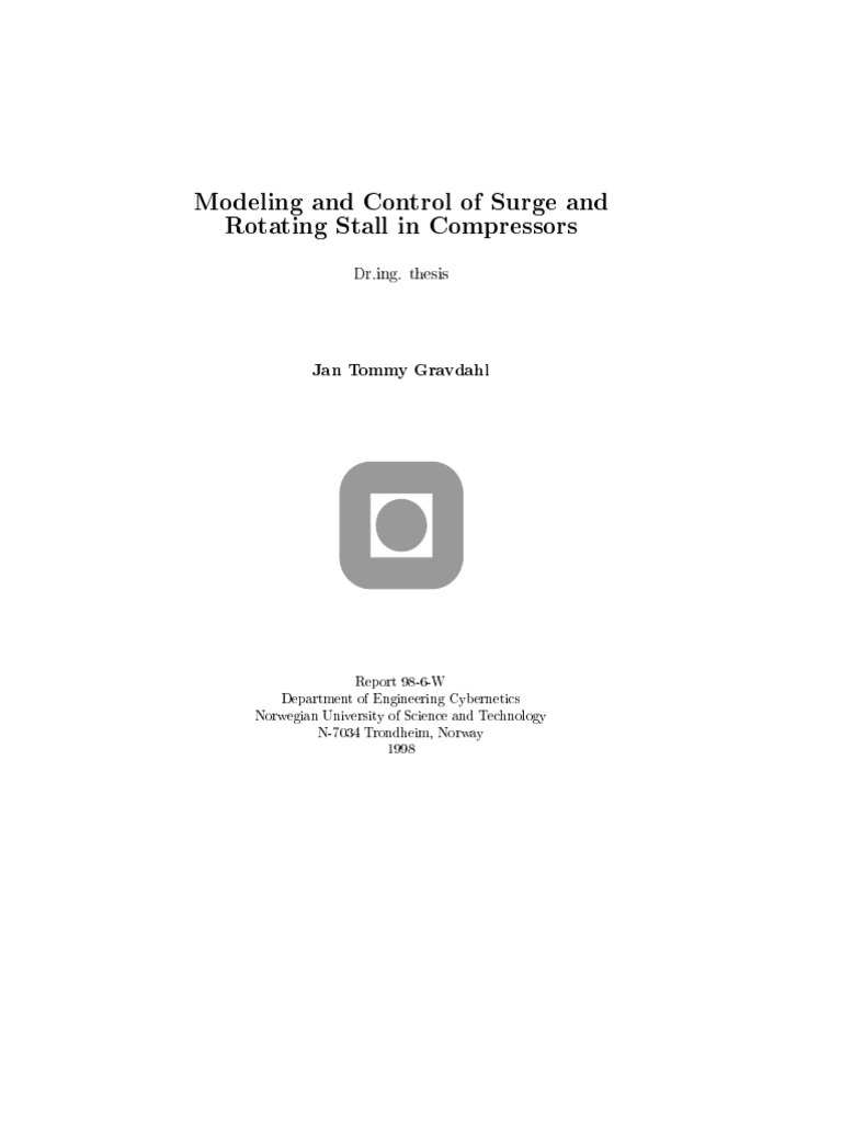 Compressor Surge & Stall Control | PDF | Turbocharger | Energy Technology