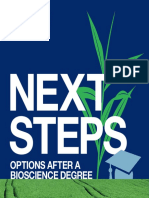 Next Steps: Options After A Bioscience Degree