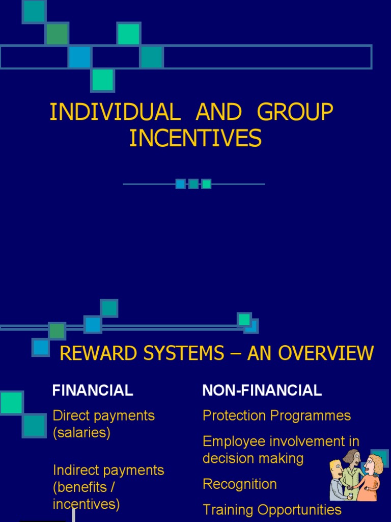 Individual and Group Incentives | PDF | Piece Work | Performance Appraisal