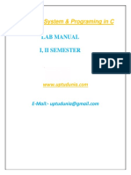 Practical Lab Manual For C Programming