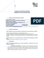 Plan de Lectura Informe D-E Evaluación 18-19