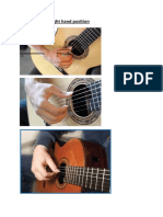 Classical guitar sitting position 