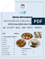Bryan Restaurant: Managed by Sarang Caterers