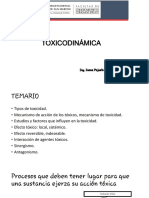 Clase VI. Toxicodinámica