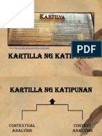 Kartilya NG Katipunan Content and Contextual Analysis