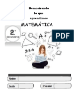 Cuadernillo ECE Matemática 2016