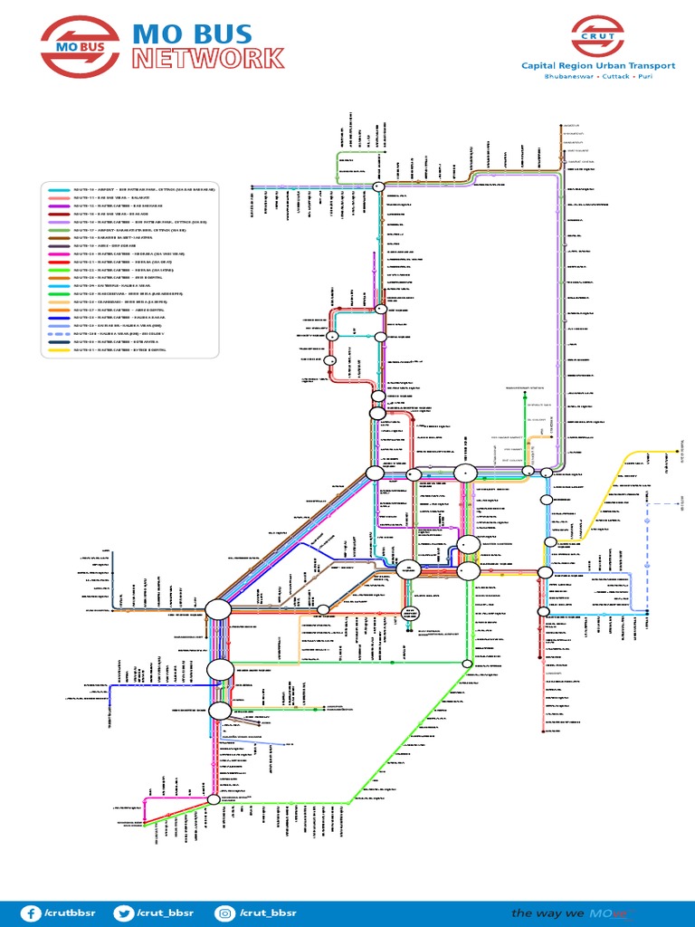 Mo Bus Route Map Mo Bus Full Network | Pdf