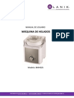 Manual Maquina Helados Blanik PDF