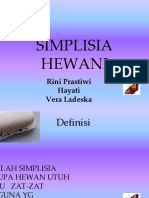 Simplisia Hewani