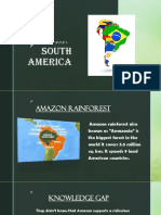 Group 4 document analyzes knowledge, normative, policy, institutional, and compliance gaps regarding the Amazon rainforest