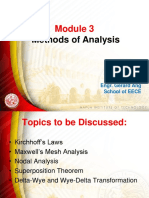 Methods of Analysis: Engr. Gerard Ang School of EECE
