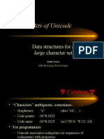 Bits of Unicode: Data Structures For A