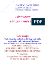 Công nghệ sx thủy tinh 