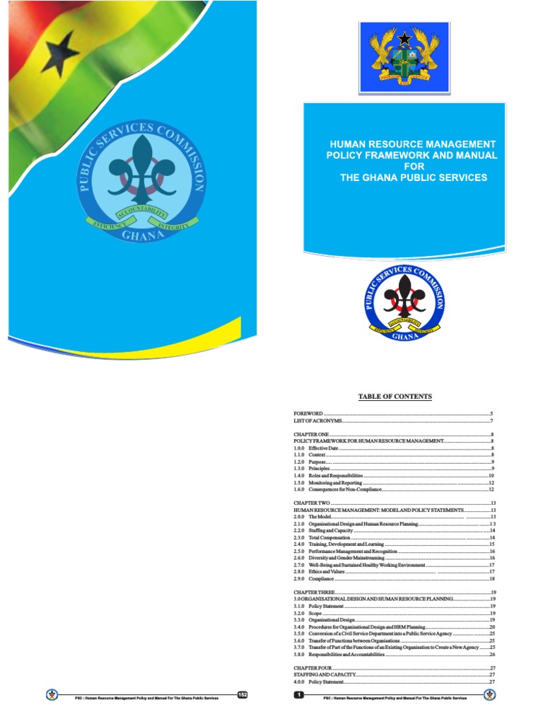HR Policy Framework & Manual | PDF | Employment | Human Resource Management
