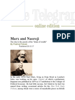 The Telegraph Englis Marx and Naoroji