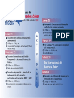 Calendario de La Semana Del Derecho a Saber 2019